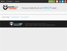 Tablet Screenshot of i.pandaapp.com